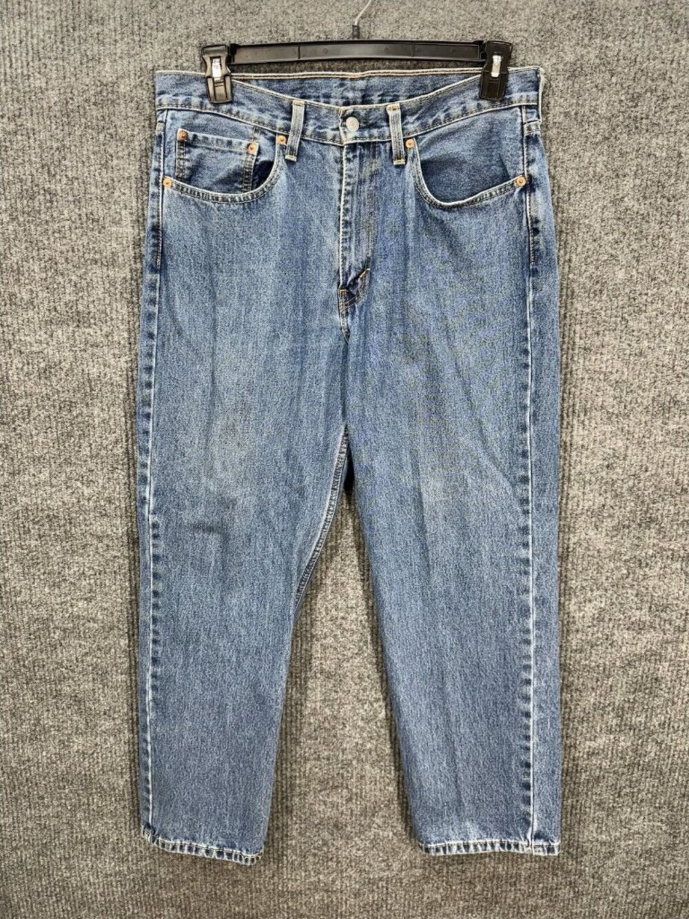 Levis 550 Jeans Mens 34x29 Blue Relaxed Slight Taper Denim Medium Wash Classic